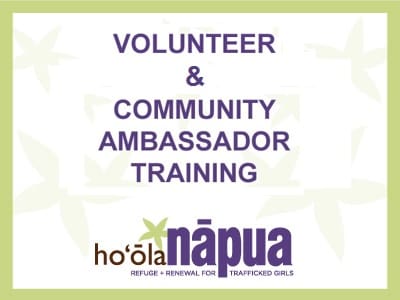 ca training volunteers